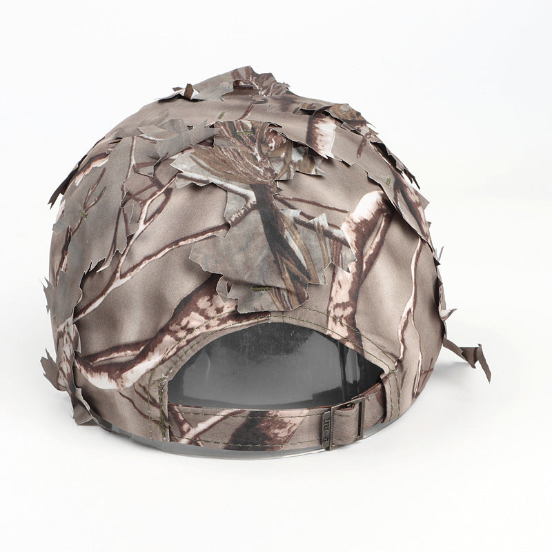 Wholesale  field training leaves bionic camouflage peaked cap baseball cap
