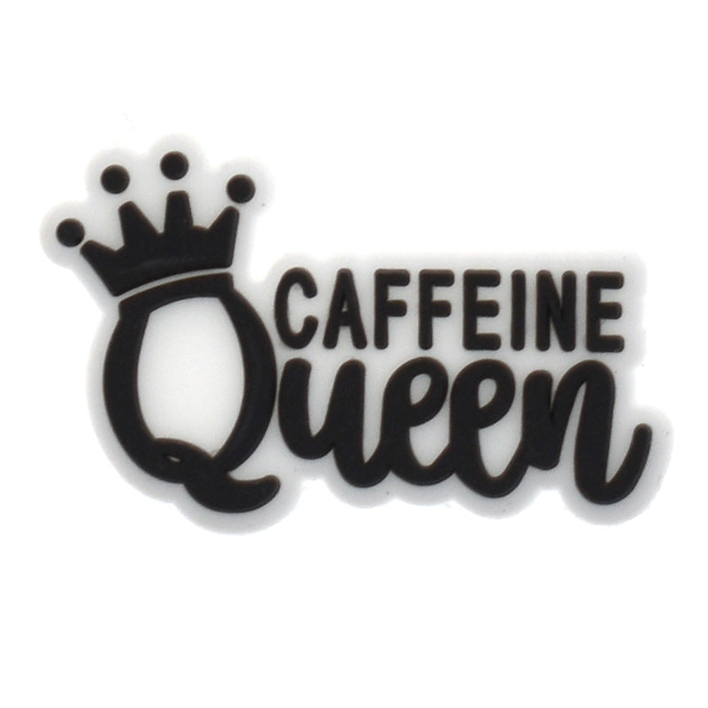 Wholesale Random 100pcs Coffee Series Shoes Accessories Shoes Charms