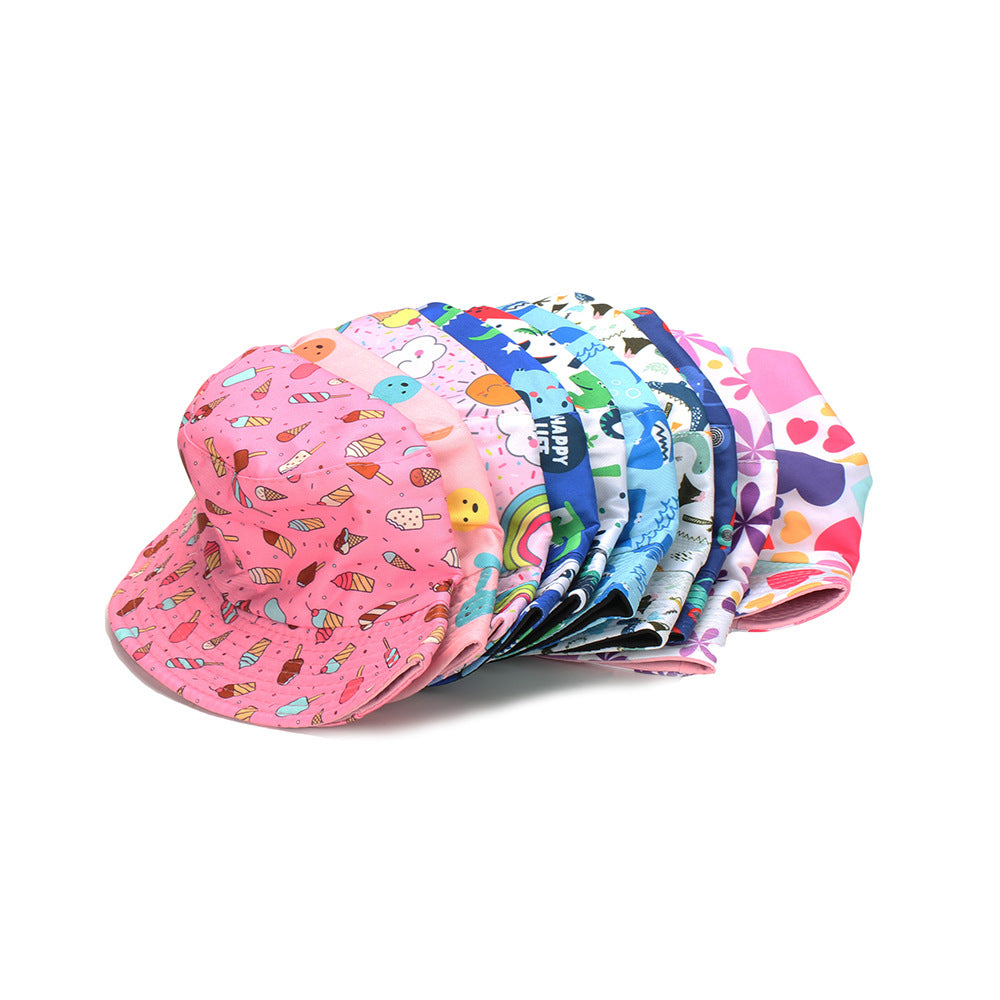 Wholesale Children's Cartoon Animal Dinosaur Love Bucket Hat Kids Hat ACC-KH-JingHong005