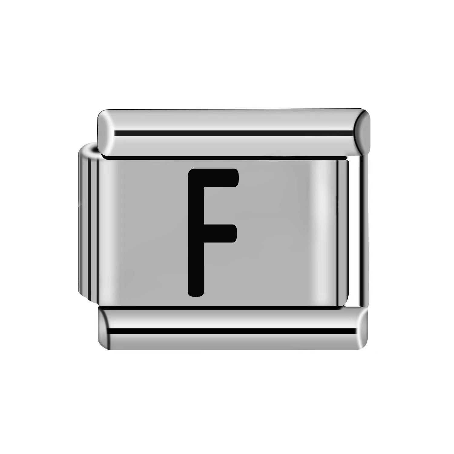 Wholesale 10pcs Italian Charm Bracelet 9mm DIY Splicing Removable Stainless Steel Letter Composable Bracelet ACC-BT-XY051