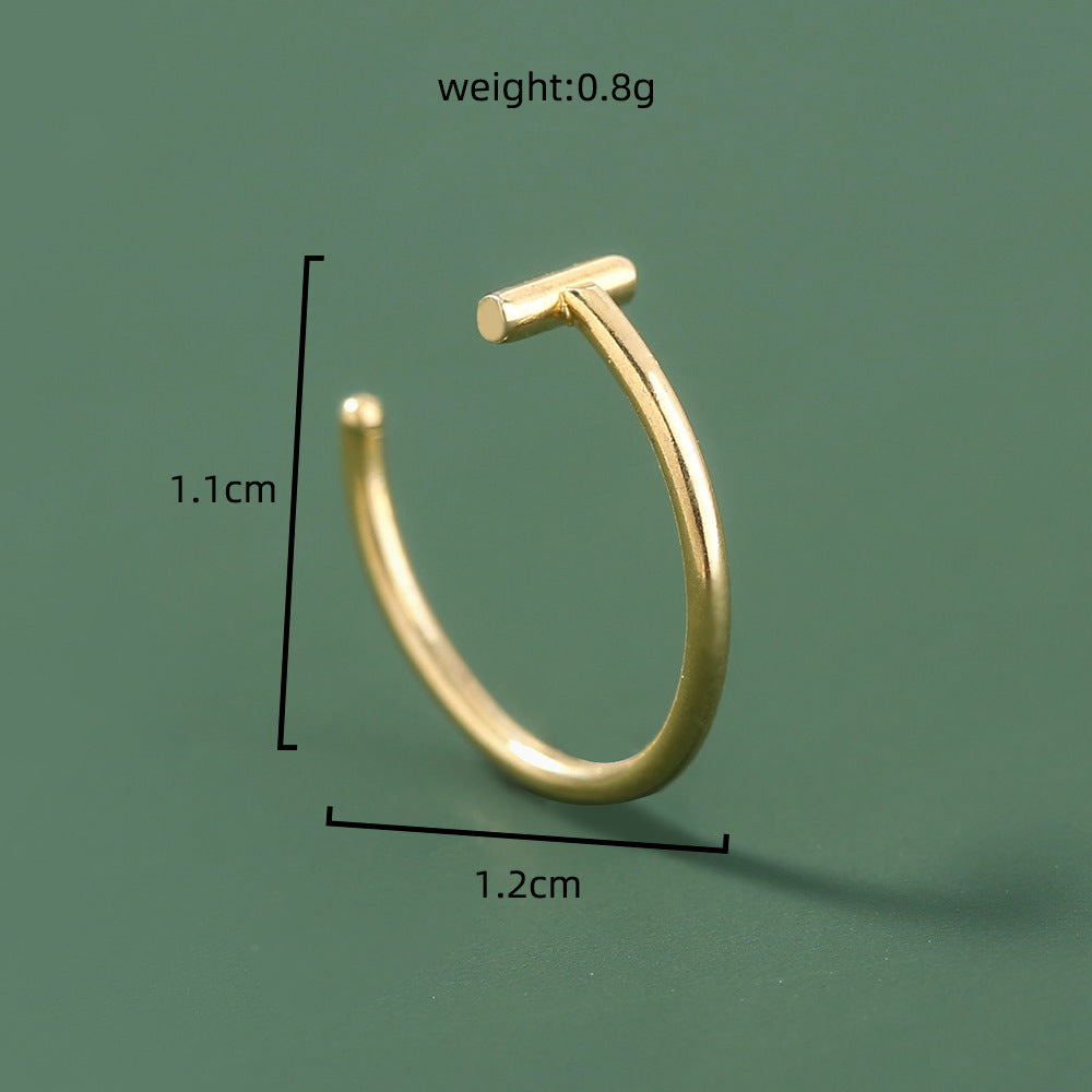 Wholesale  stainless steel puncture U-shaped nose ring puncture nose nail nose accessories direct sales