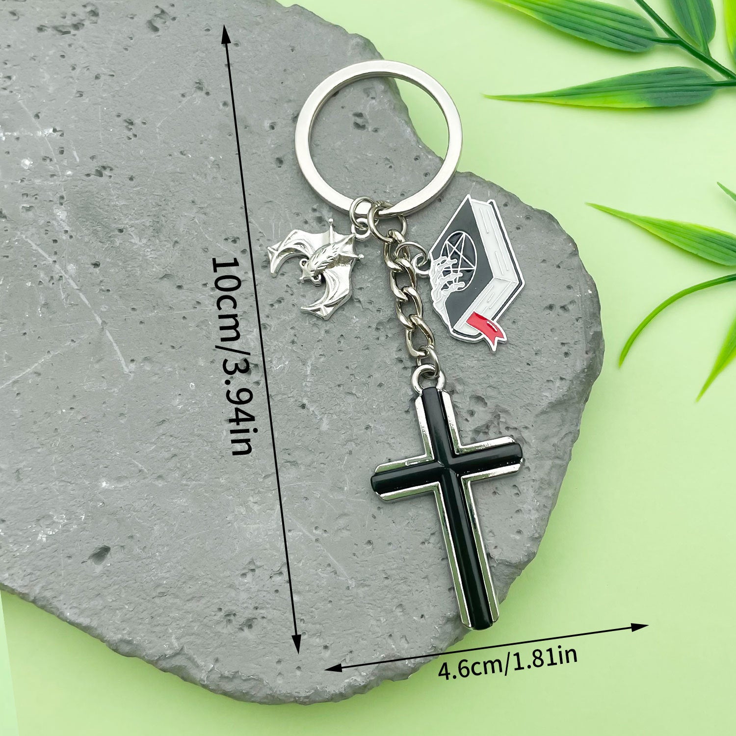 Wholesale Cross keychain metal keychain