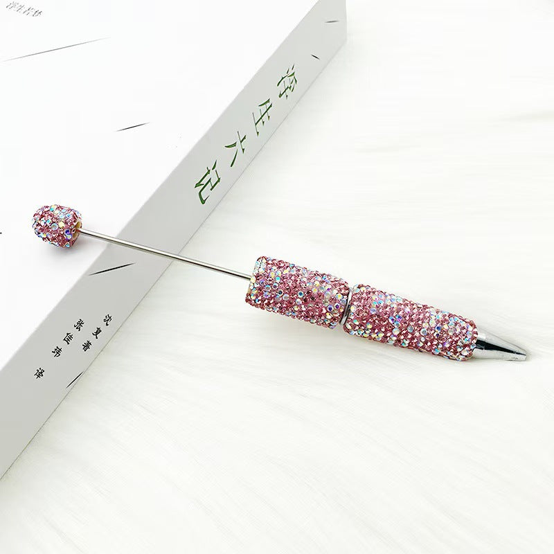 Wholesale 10pcs creative full drill beaded ballpoint pen