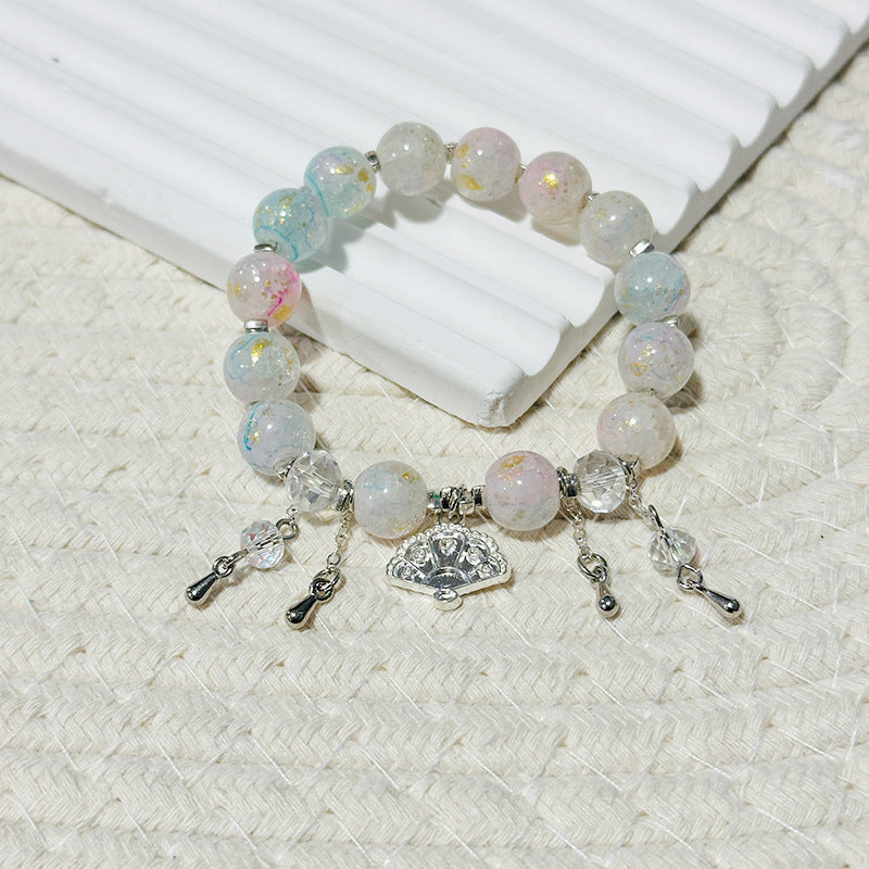 Wholesale  Butterfly Magic Colored Glaze Bracelet