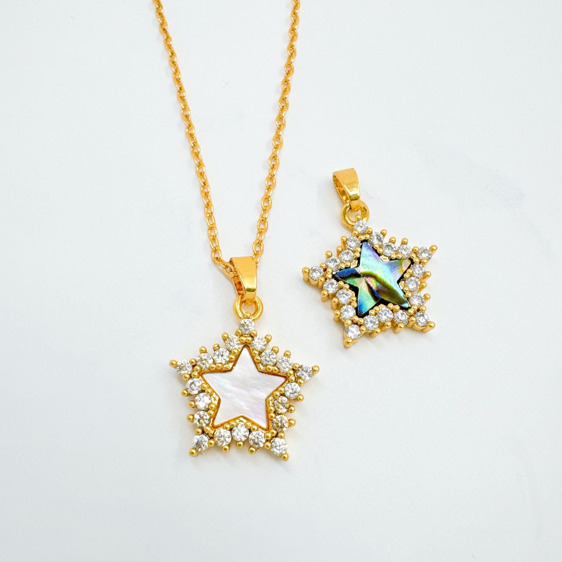Wholesale Star Pendant Necklace for Party Boutique Fashion Accessory