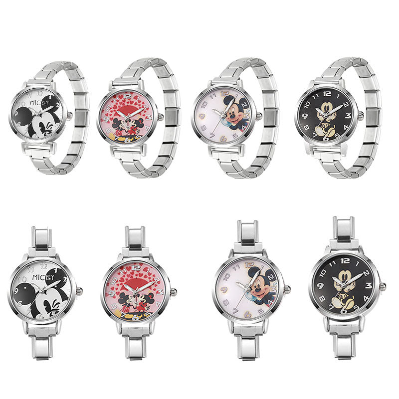Wholesale Steel Cartoon Quartz Watch for Children,  Fashion Everyday Gift