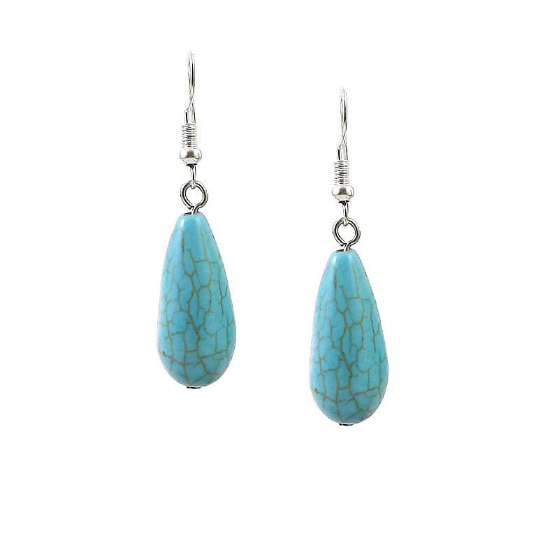 Wholesale  Turquoise Earrings Alloy Earrings Bohemian Earrings