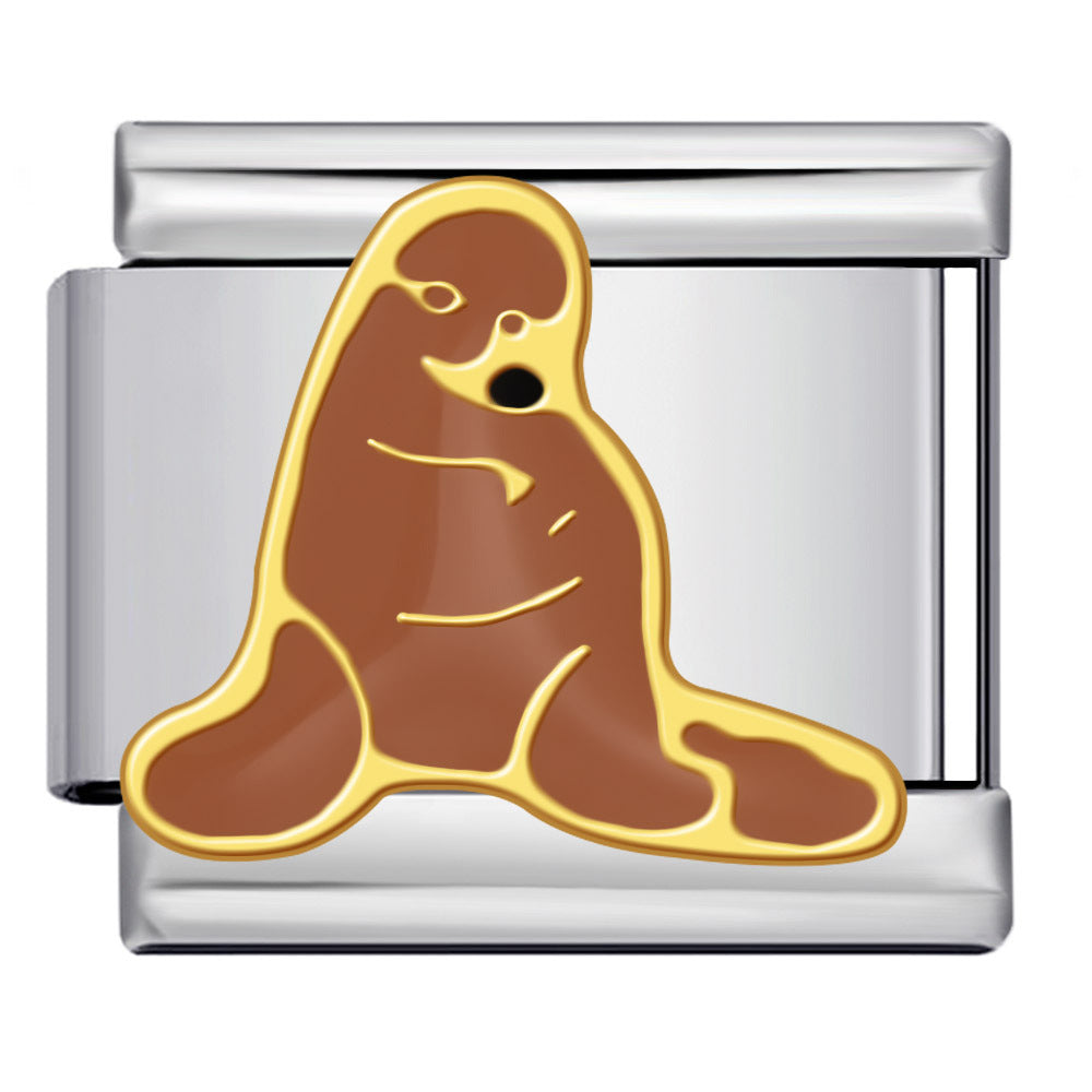 Wholesale  Italian Charm Bracelet 9mm DIY  gold-plated Creative Stainless Steel Composable Bracelet