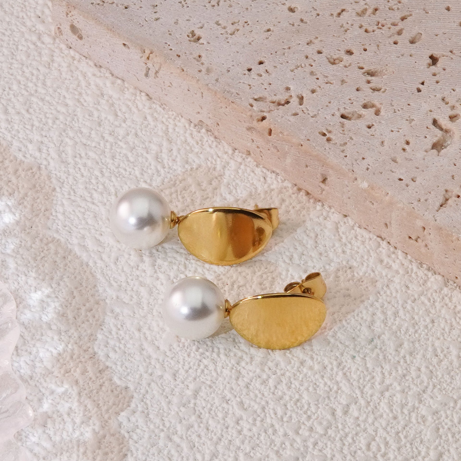 Wholesale  electroplating 18K stainless steel earrings