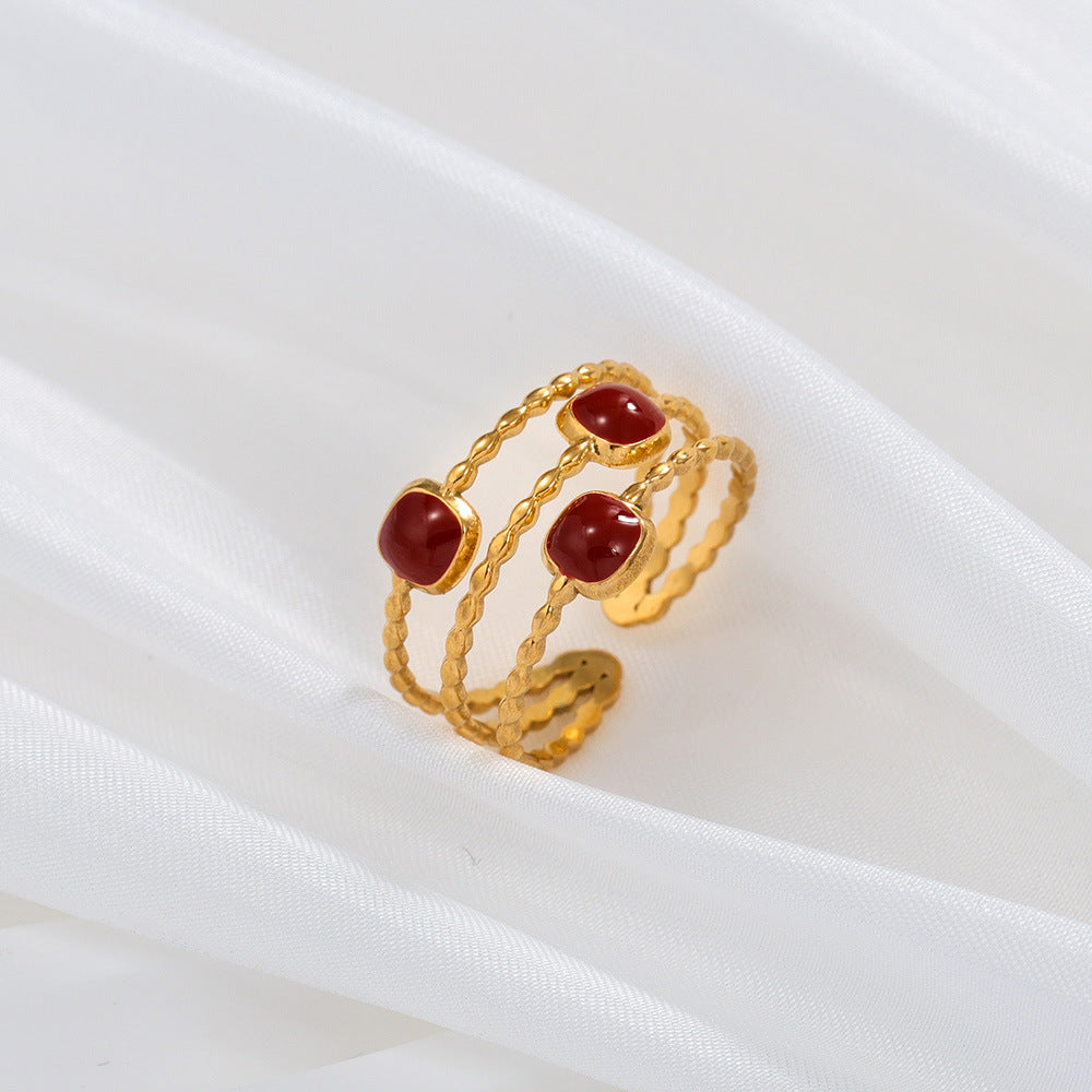 Wholesale Stainless steel open ring