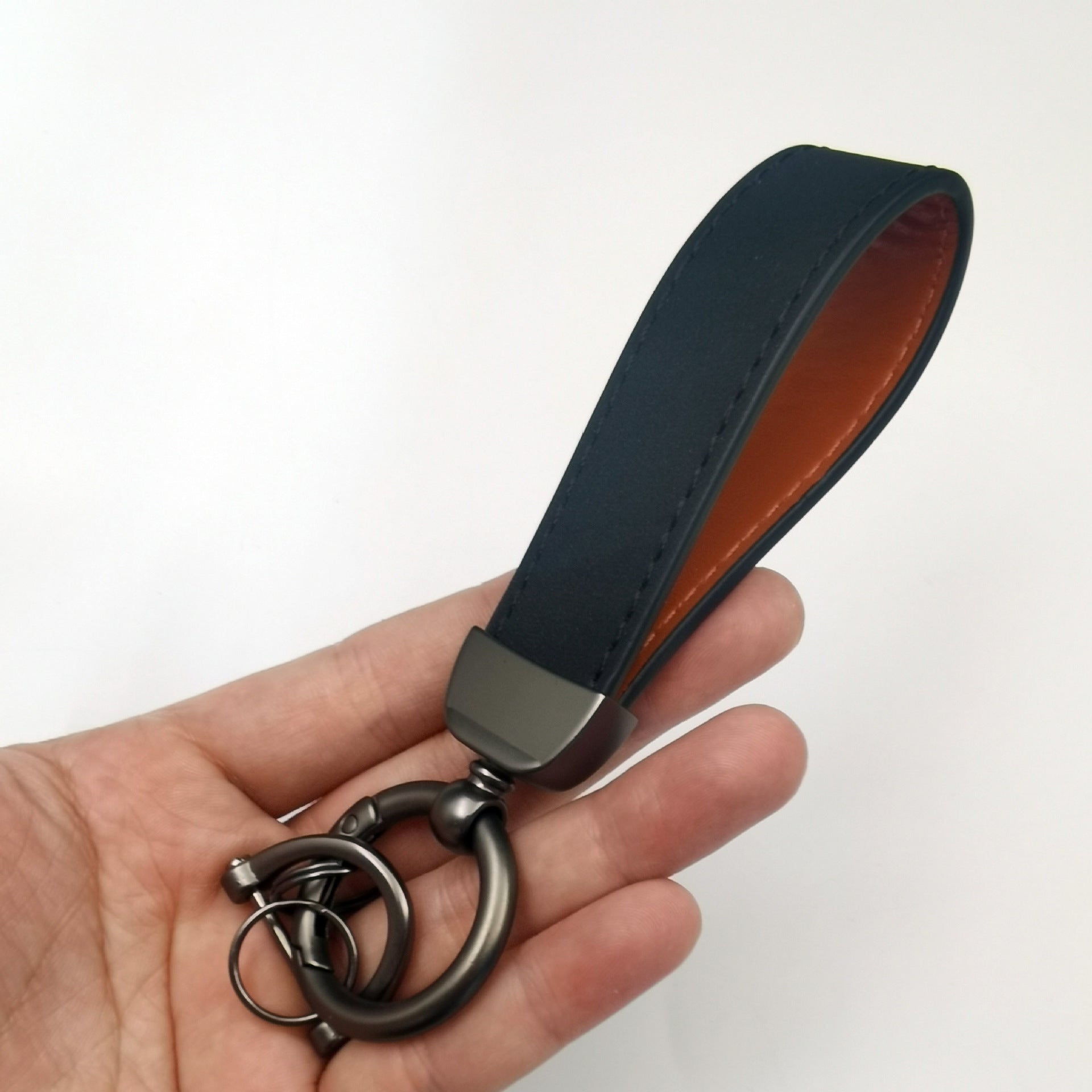 Wholesale Zinc Alloy Keychain Black Gunmetal Hardware Decorative Accessory for Wedding Gift