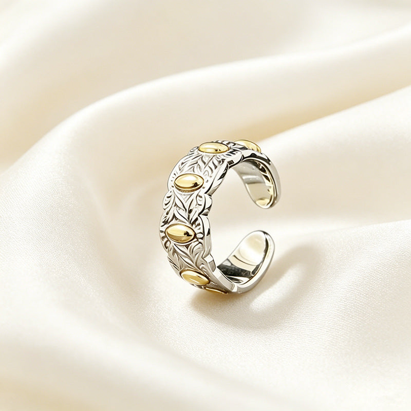 Wholesale Seven Grain Rice Ring Fashion Jewelry Accessory Boutique Gift