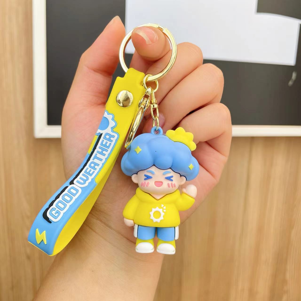 Wholesale Weather Flash Keychains ACC-KC-Qichu004