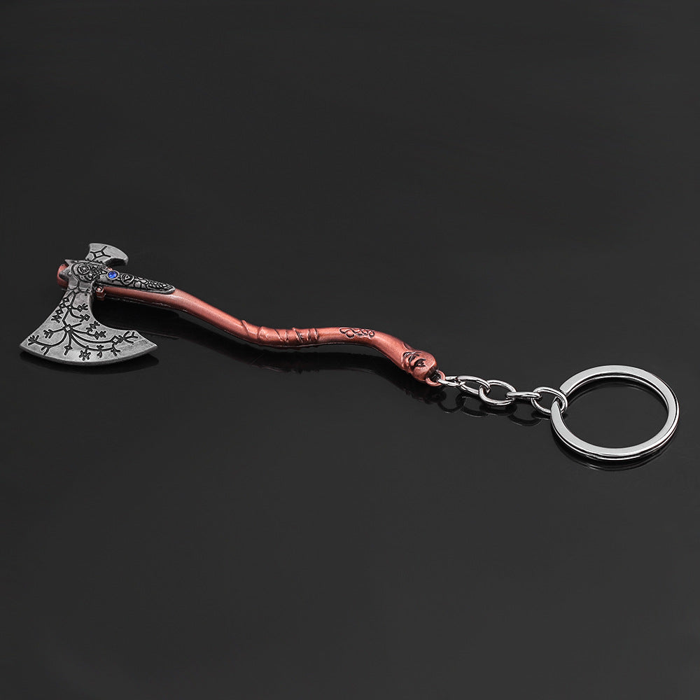 Wholesale  Zinc Alloy Axe Keychain