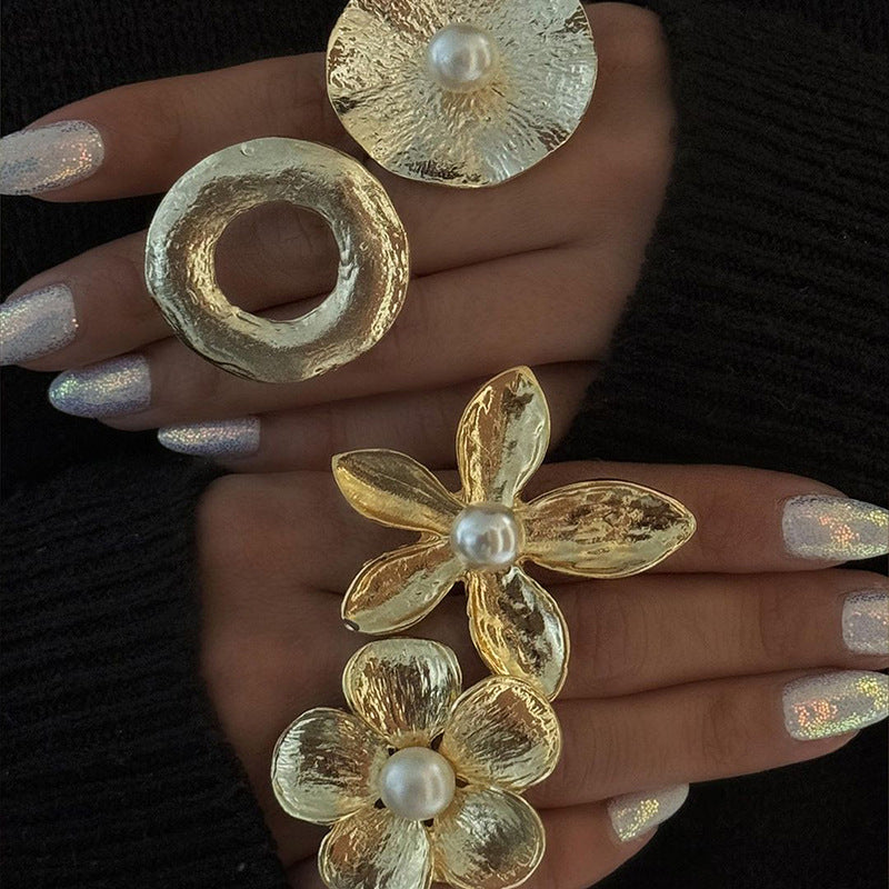 Wholesale personality exaggerated irregular ring