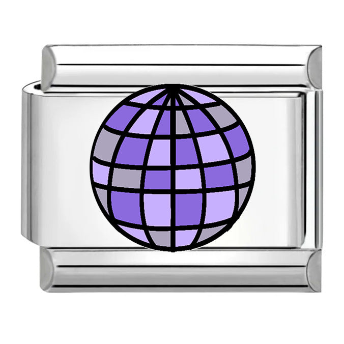 Wholesale Italian Charm Bracelet 9mm DIY Splicing Cute Creative Titanium Steel  Composable Bracelet