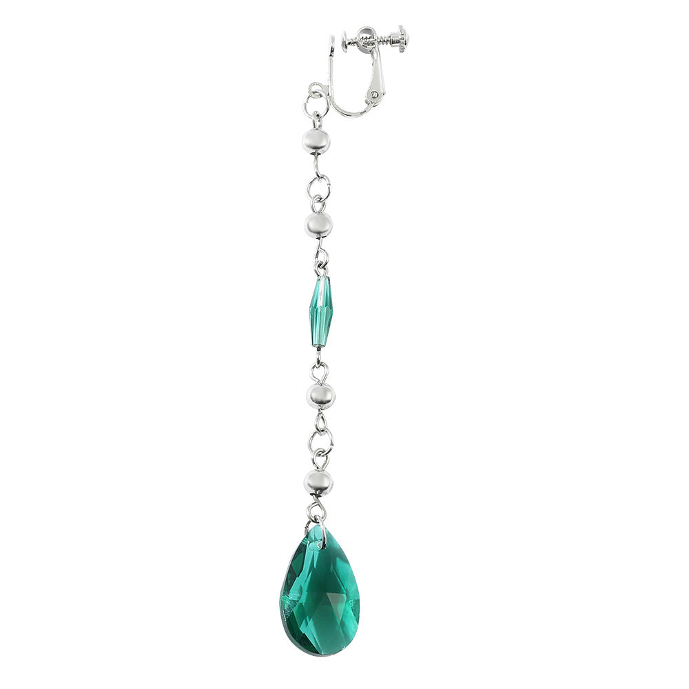 Wholesale  green crystal earrings  fashion temperament Jewelry earrings