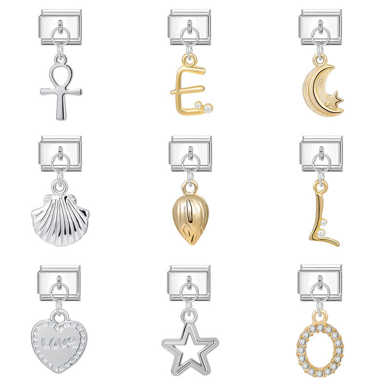 Wholesale Charms steel bottom detachable bracelet module bracelet DIY