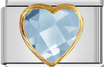 Wholesale Italian Charm Bracelet 9mm DIY Splicing Heart Series Stainless Steel Composable Bracelet