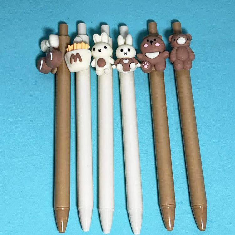 Wholesale Cartoon Rabbit Girl Press Pen