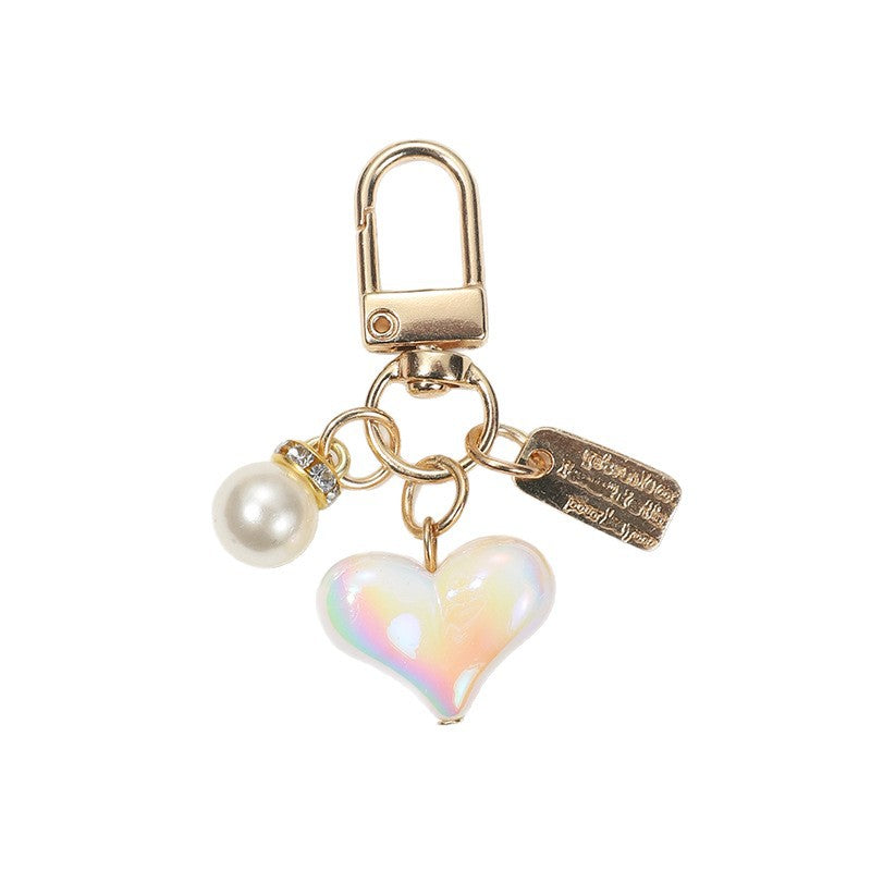 Wholesale Pearl Heart Keychain