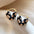 Wholesale  Double-sided Love Ear Buckle  Retro Light Luxury  All-match Earrings