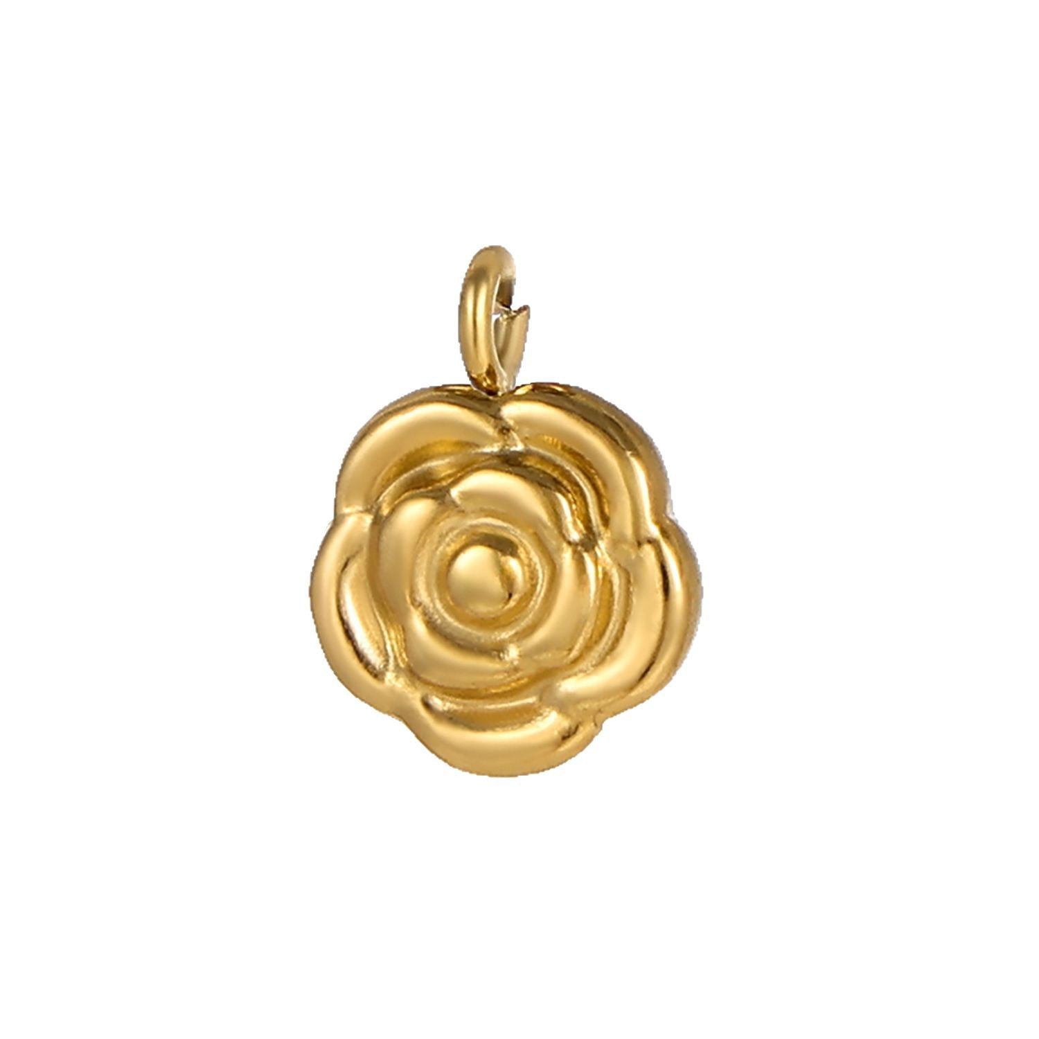 Wholesale Stainless steel retro peach heart marine pentagonal star plant pendant