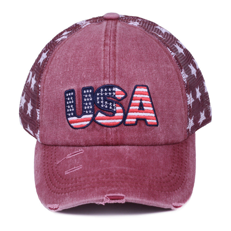 Wholesale distressed baseball embroidery baseball cap