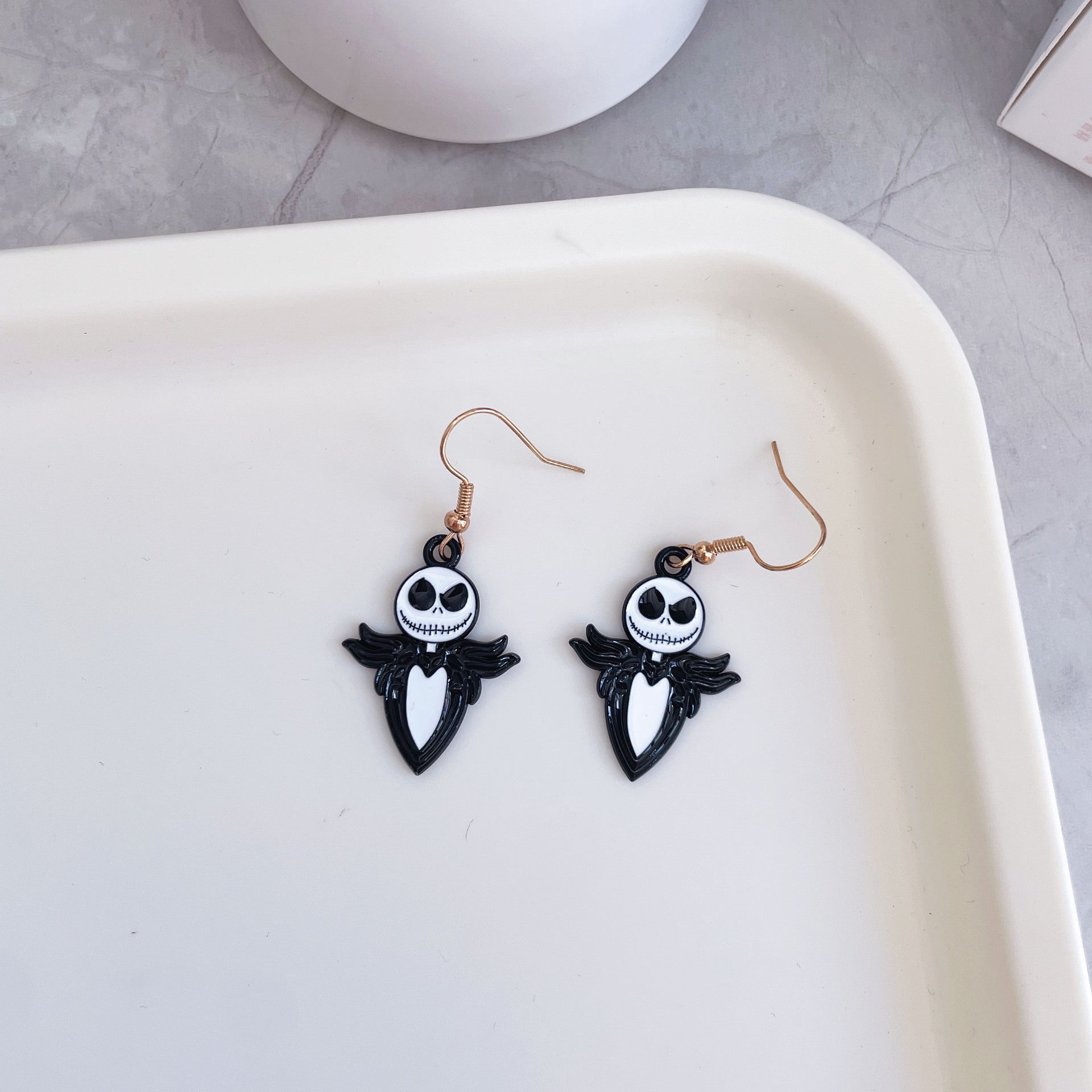 Wholesale  ghost pumpkin skull cartoon bat earrings