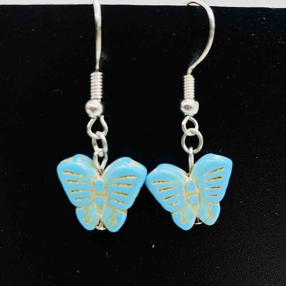 Wholesale Bohemian Style Turquoise Love Earrings