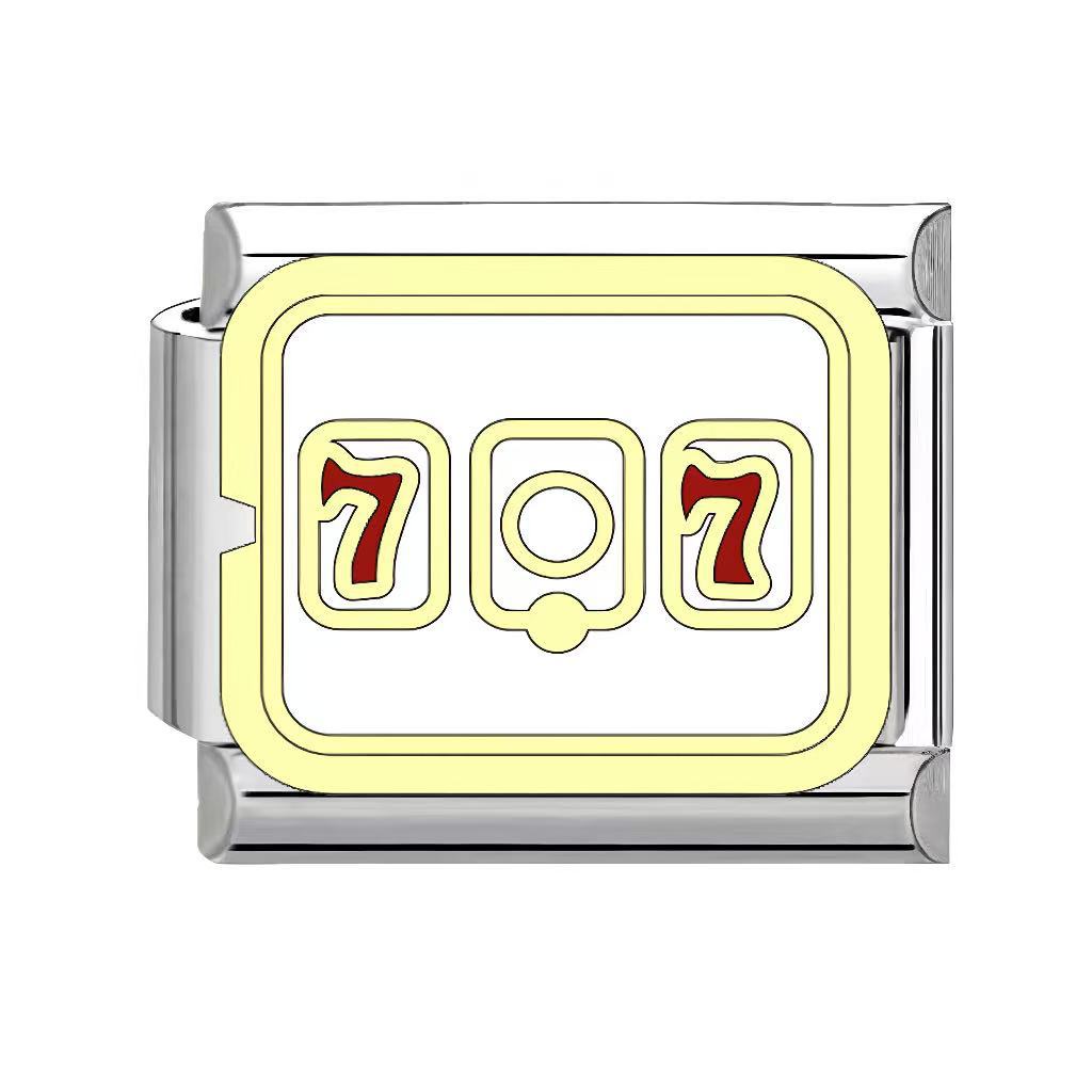 Wholesale Italian Charm Bracelet 9mm DIY Splicing travel   Creative Stainless Steel Composable Bracelet