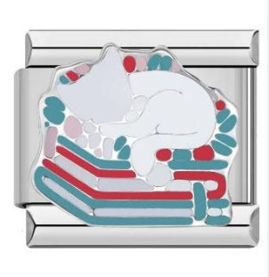 Wholesale Italian Charm Bracelet 9mm DIY Splicing Cute Dog Stainless Steel Composable Bracelet