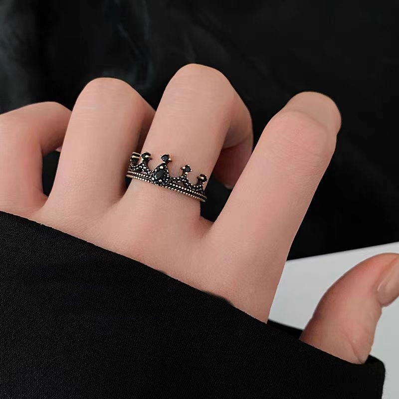 Wholesale Vintage Distressed High-End Crown Ring