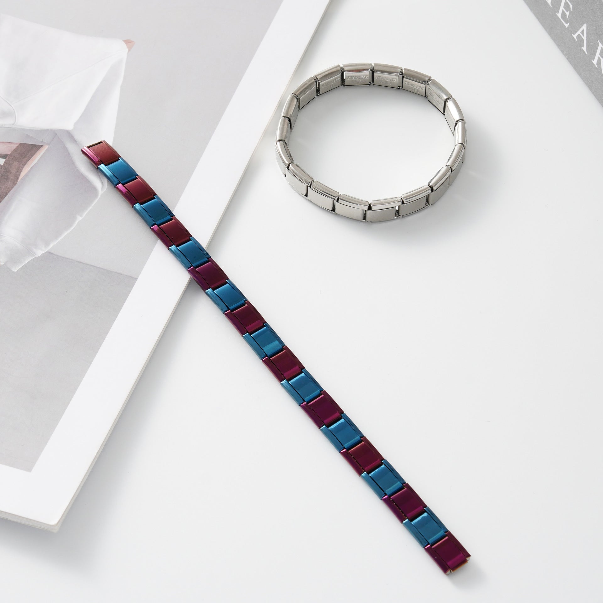 Wholesale Italian Charm Bracelet 9mm DIY Splicing Cute Creative Stainless Steel Composable Bracelet