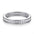 Wholesale  S925 Sterling Silver Square Plane Full Circle  Ring