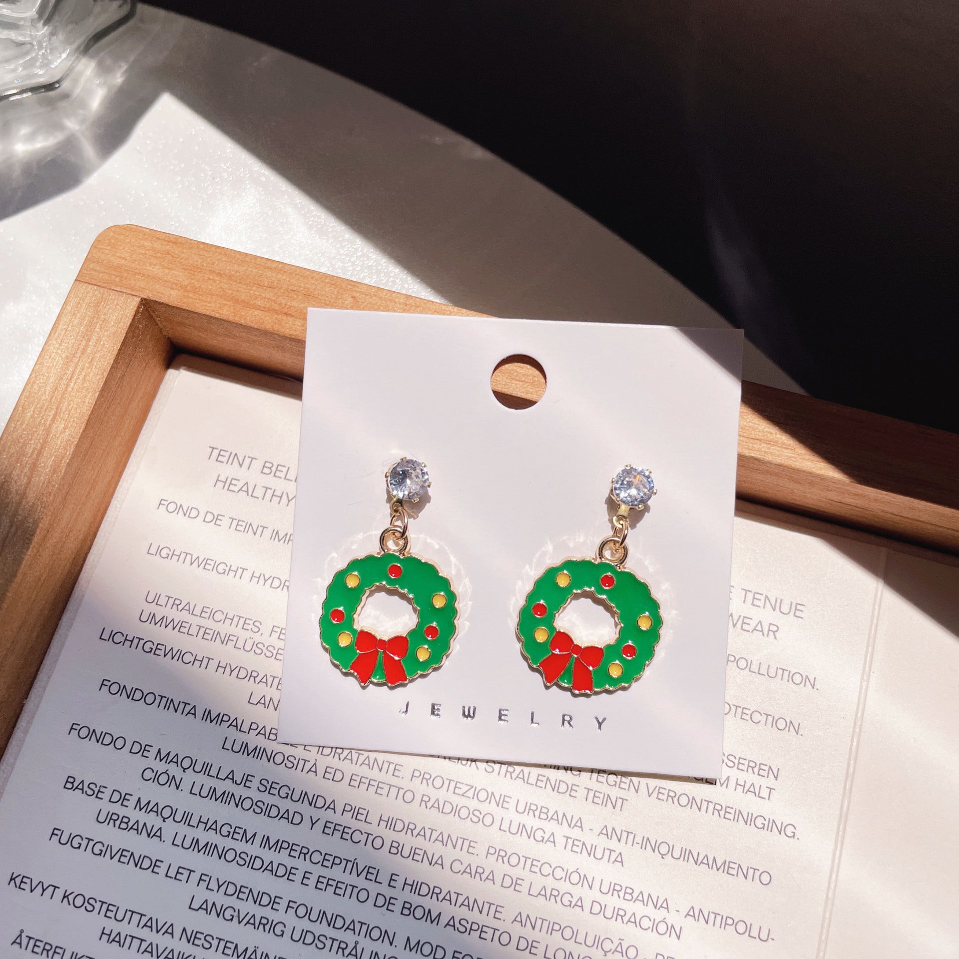 Wholesale Christmas Cute Santa Elk Earrings ACC-ES-Yijia004