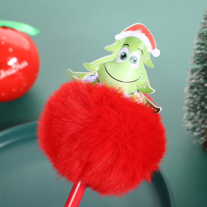 Wholesale Christmas style cartoon doll ballpoint pen