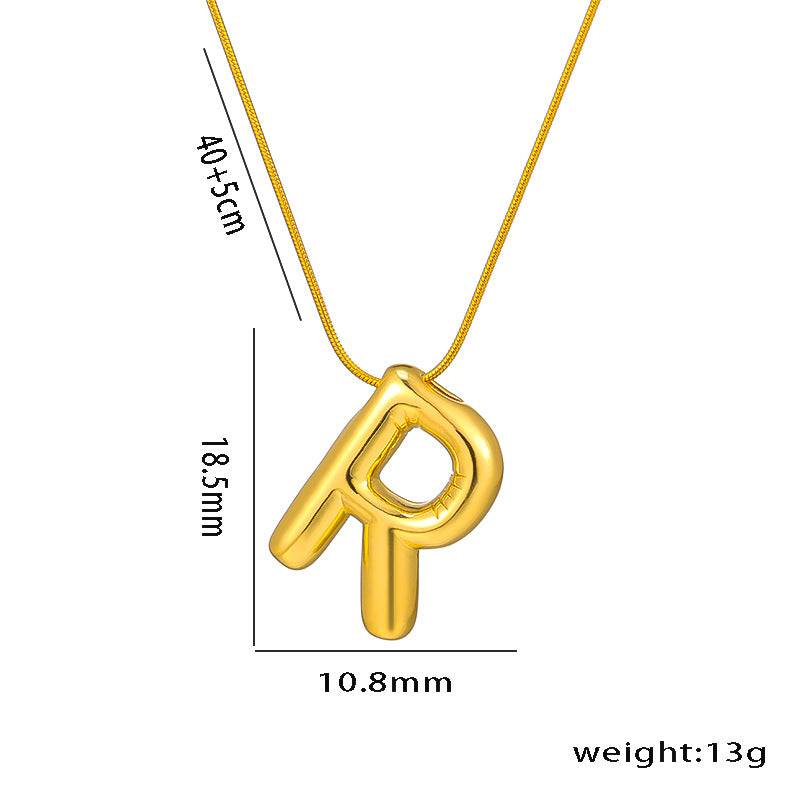 Wholesale Stainless Steel English Letter Necklace ACC-NE-KuCai014