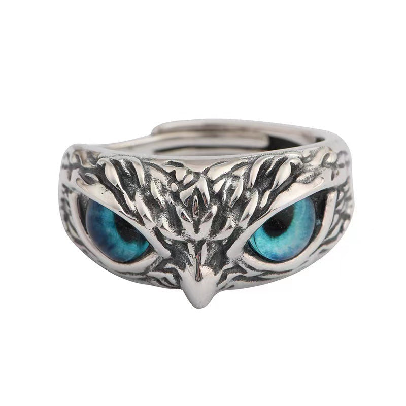 Wholesale  Titanium Steel vintage owl pendant necklaces