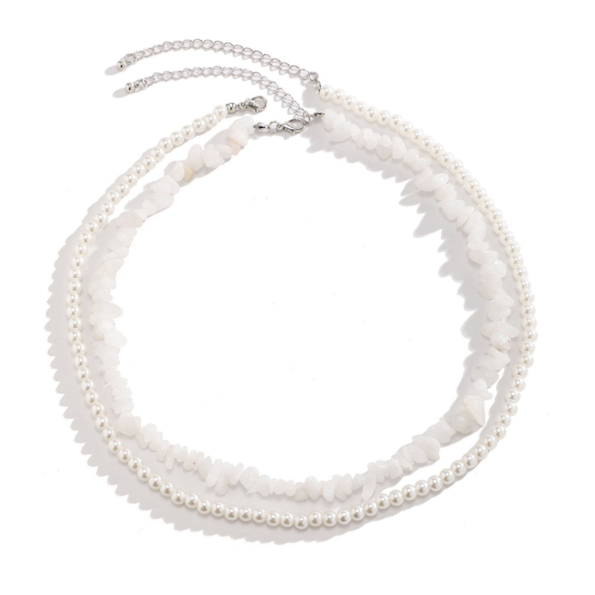 Wholesale Gravel Imitation Hip-hop Necklace