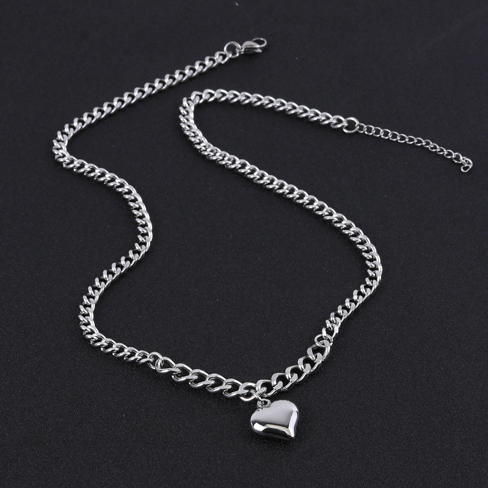 Wholesale Stainless Steel Heart Pendant Necklace ACC-NE-FeiLing002