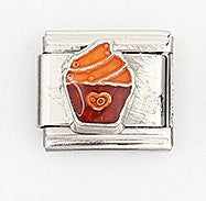 Wholesale Italian Style Modular Hamburger Charm Bracelet Stainless Steel Electroplated Unisex Gift