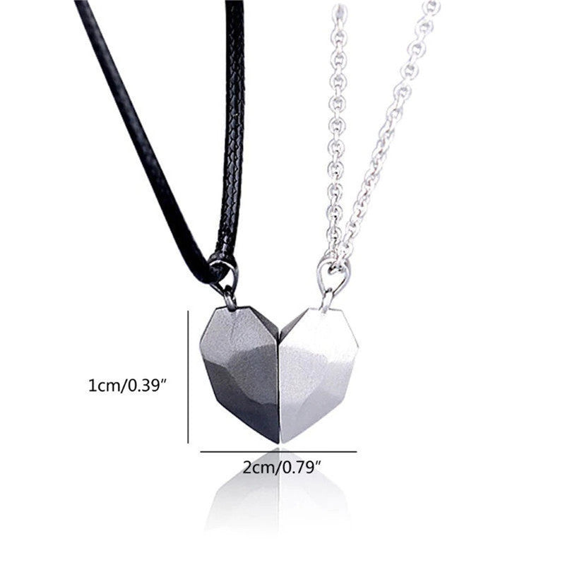 Wholesale Love Magnetic Wishing Stone Spliced Alloy Clavicle Chain Choker Necklace ACC-NE-JiuS001