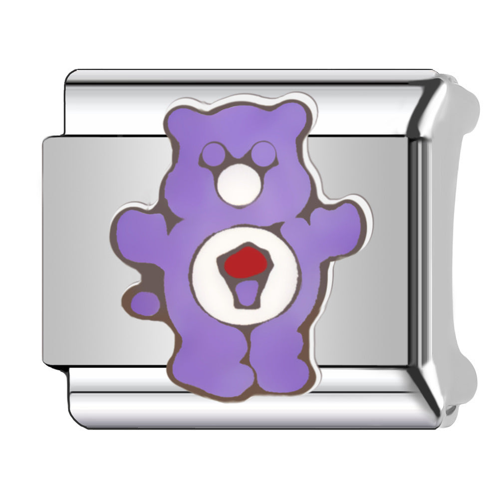 Wholesale  Italian Charm Bracelet 9mm DIY Splicing  Creative Stainless Steel Composable Bracelet