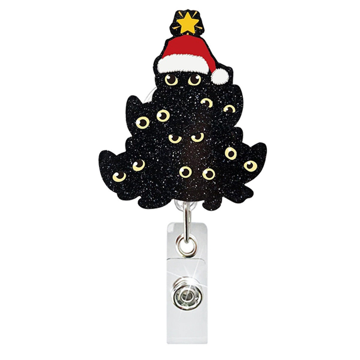 Wholesale retractable acrylic Christmas animal   Badge Reels