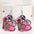Wholesale Valentine's Day Love Wings Acrylic Earrings