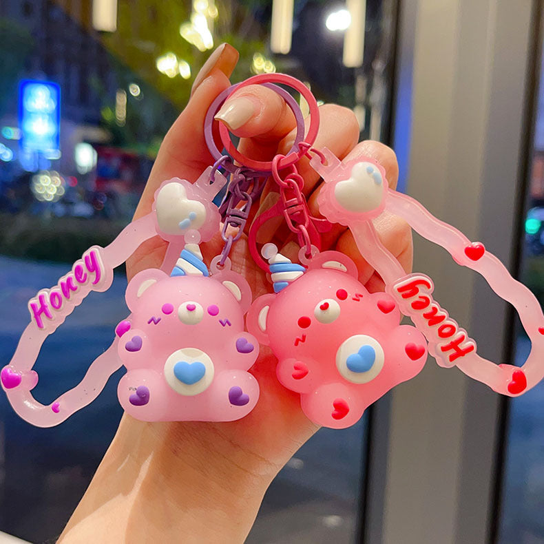 Wholesale Cute love bear key chain