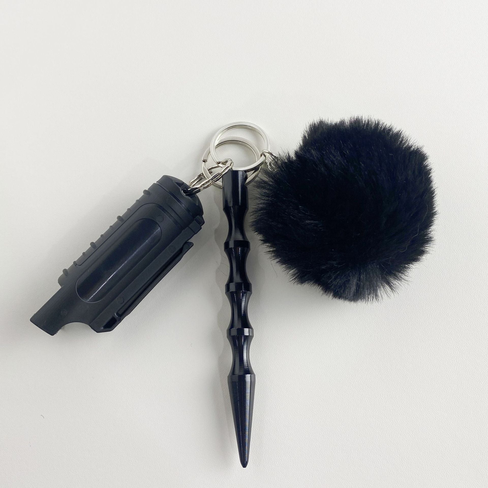 Wholesale Hair Ball Bottle Metal Keychains Set ACC-KC-ZhiYa040