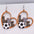 Wholesale Baseball Basketball Football Volleyball Vintage Wooden Earrings