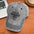 Wholesale Vintage Embroidered Letter Wide Eaves Big Head Sunshade Baseball Cap